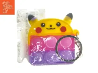 Pikachu pop it nøglering fra Pokémon (str. 5x5 cm)