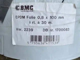 30m EPDM folie til facadebeklædning