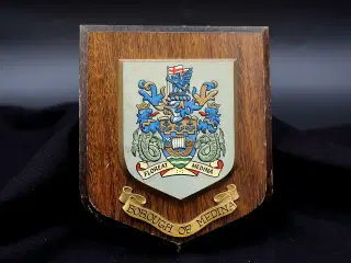 Borough of Medina vintage træskjold