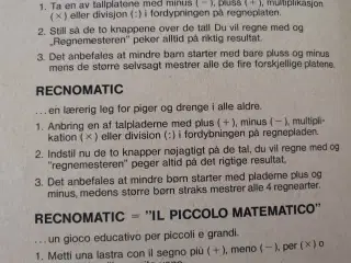 Recnomatic Regnemester +-:X fra 1972
