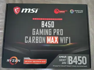 MSI B450 Gaming Pro Carbon Max WiFi Bundkort