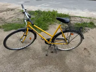 Gul citybike med 7 gear