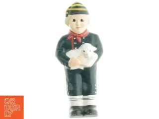 Islandsk dreng figur (str. 17 x 7 cm)