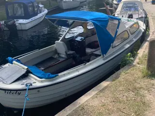 20”snekke kabinebåd familiebåd