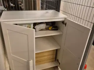Skab med låger, Brimnes fra IKEA, hvid