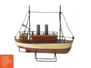 Dekorativ model dampskib (str. 16 cm)