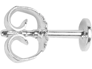 Ørestikker, L: 13 mm, diam. 5 mm, sølv, 10stk./ 1 pk.