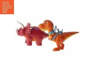 Dino Ranch T-rex og Triceratops - købt hos BR (str. 16 cm)