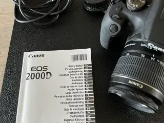 Kamera Canon EOS2000D