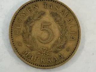 5 Markkaa Finland 1930
