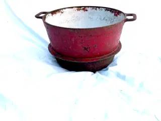 Urtepotte/støbejernsgryde