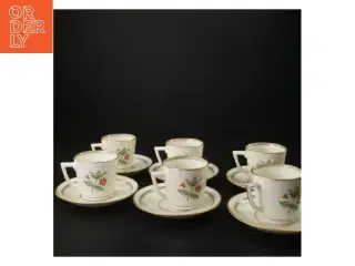 Kaffekopper med underkopper fra Royal Copenhagen
