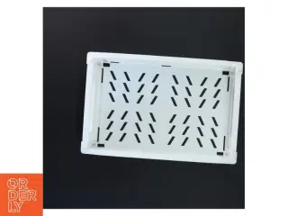 Hvid opbevaringskasse (str. 10x25x16 cm)