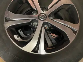 4 sommerdæk på alufælge 