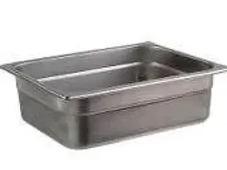 6 stk. Kantine EHG-stål 1/2 GN D150 mm 8,9 ltr