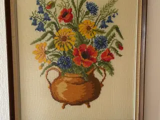 Håndbroderet billede