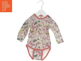 Langærmet bodystocking med sommerfugletryk fra Me Too (str. 68)