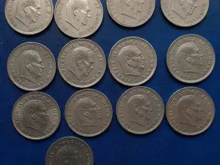 1 kr komplet 1960 -- 1972