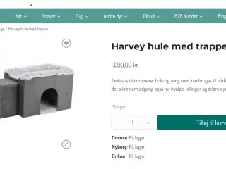 Trappe med soveplads og hule