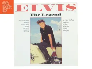 Elvis Presley vinylplade &#39;The Legend&#39; fra CAMDEN (str. 31 x 31 cm)