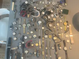 Ure, over 100 ure sælges samlet