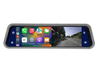Ampire 9" bakspejl med CarPlay, Android Auto, Dashcam