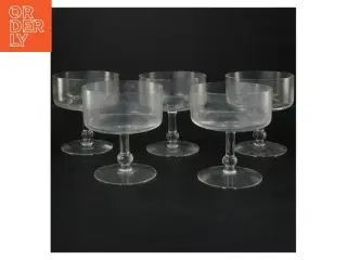 Sæt af 5 cocktailglas (str. 5 stk Ø 10 cm længde 11 cm)