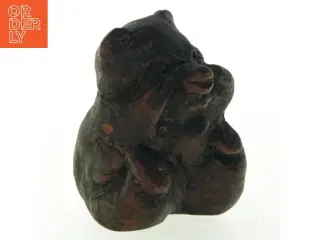 Bronzeskulptur af en bjørn (str. 9x6 cm)