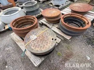 Kloak dæksler 6 styk