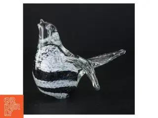 Håndlavet Glasfugl skulptur (str. 16 xn 14 cm)