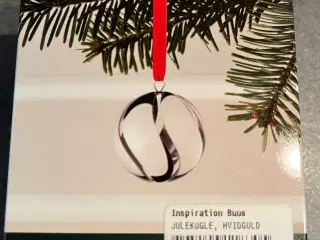 Georg Jensen julekugler hvidguld 