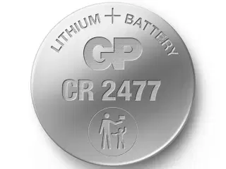 GP knapcelle, Lithium, CR2477, 1-pak