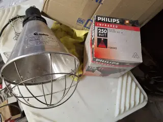 Varmelampe 250 Watt + pære