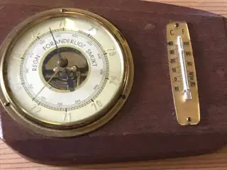 Termometer i teak