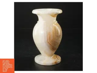 Onyx marmorkrukke (str. H. 15 cm ø. 9 cm)