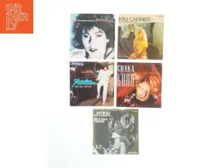 Samling af 7” vinylsingler (str. Ø. 17,5 cm)