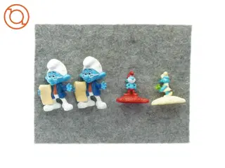 Smølfe figurer 4 stk.