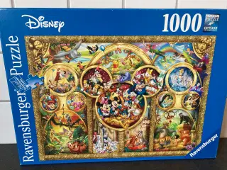 Disney puslespil 1000 brikker