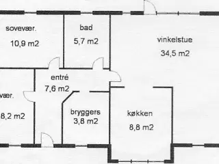 hus på 95 m2 udlejes i Sørvd