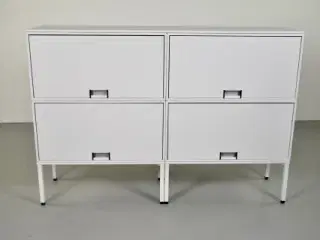 Steelcase flexbox skab i hvid, 4 moduler