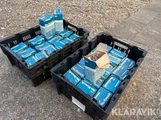 Montageskruer Korrugal No-knock til tagplader - 33 kasser