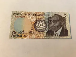 2 Maloti 1989 Lesotho