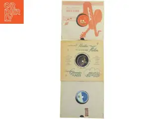 Gamle vinylplader (str. Ø 25 cm)