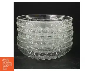 Glas skåle, 6 styk (str. Ø. 14 cm. 6 styk)