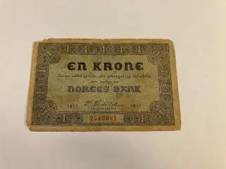 1 Krone Norge 1917