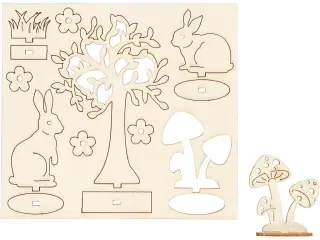 Saml-selv træfigur - Kreativ leg for alle aldre