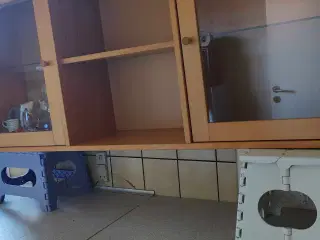 Bøge glasskab til ophæng