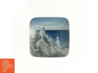 Lille tallerken, 3424, Møens klint fra Royal Copenhagen (str. 10 x 10 cm)
