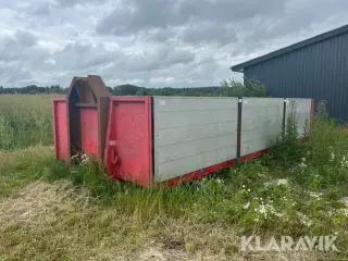 Container med alusider AMG 6 meter
