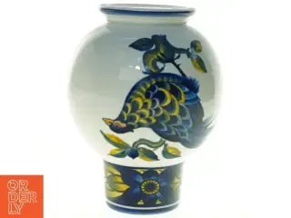 Royal Copenhagen Blue Pheasant Vase fra Royal Copenhagen (str. 20 x 16 cm)